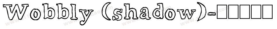 Wobbly (shadow)字体转换